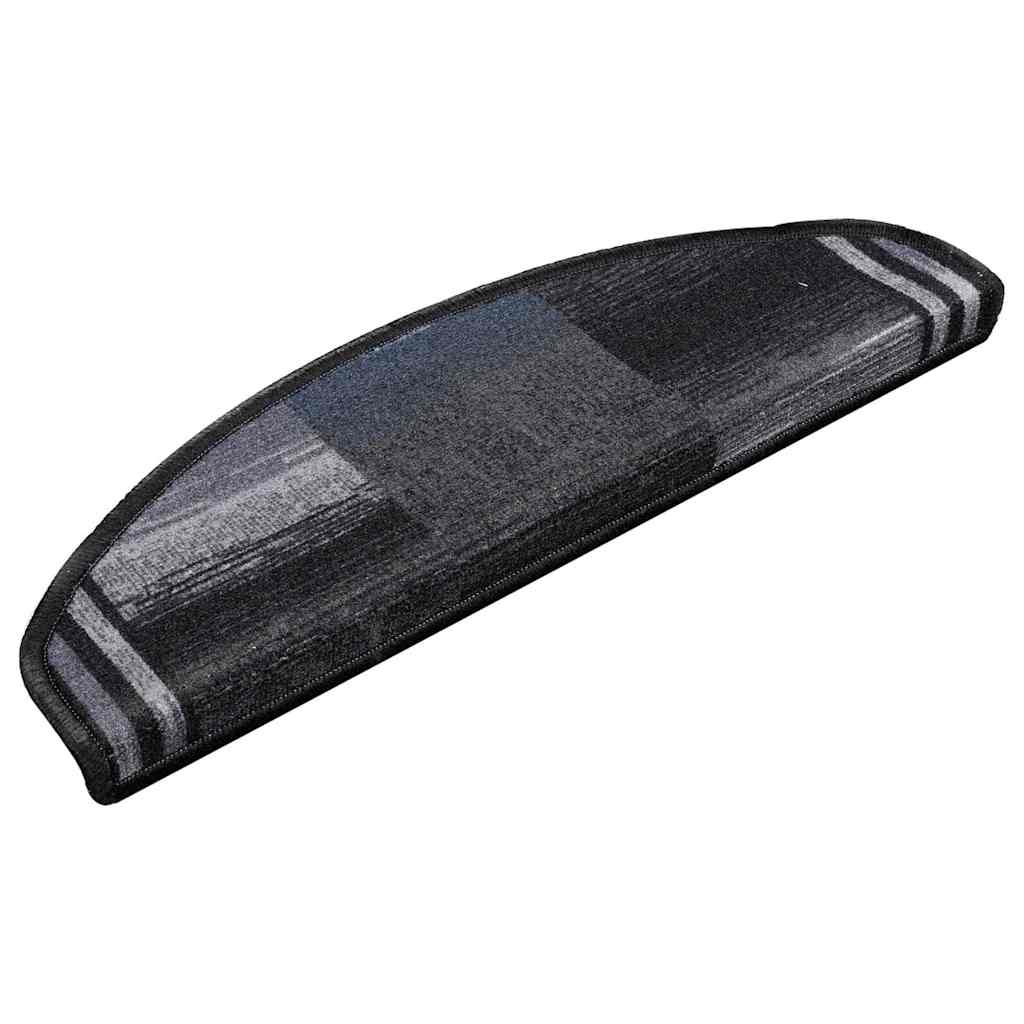 Isekleepuv trepivaip 15 tk, must ja hall, 65 x 21 x 4 cm