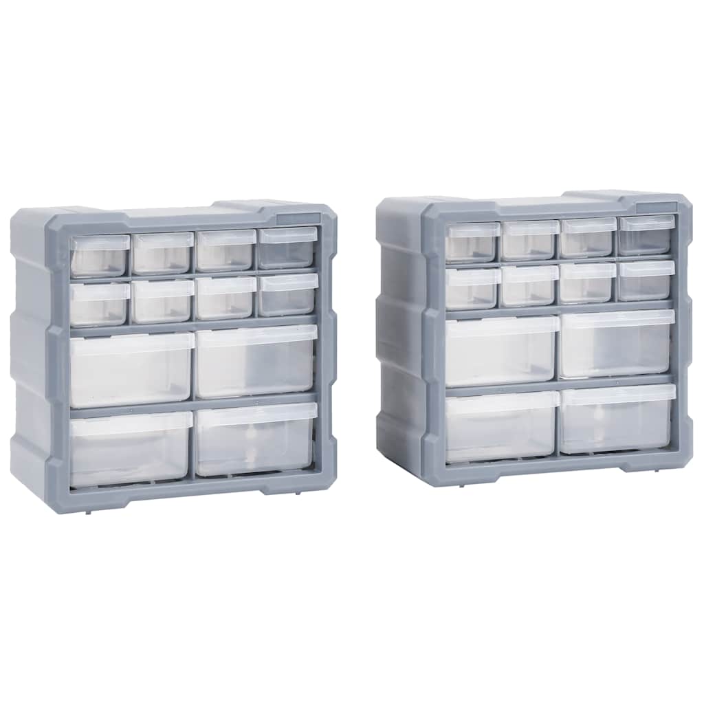 Mitme sahtliga organiseerija 12 sahtliga 2 tk 26,5 x 16 x 26 cm