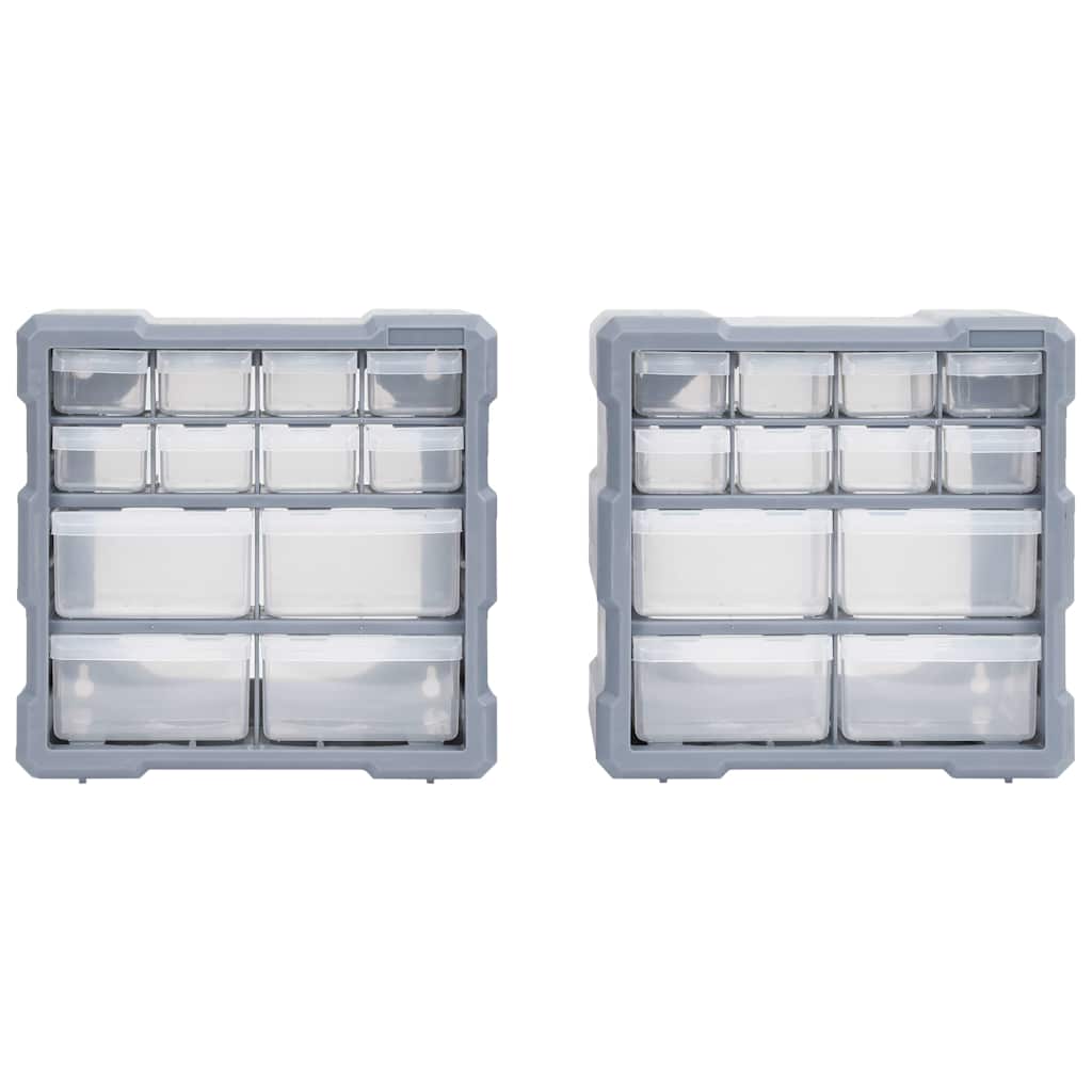 Mitme sahtliga organiseerija 12 sahtliga 2 tk 26,5 x 16 x 26 cm