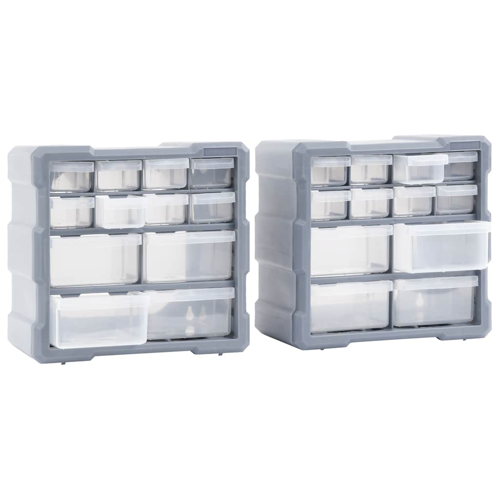 Mitme sahtliga organiseerija 12 sahtliga 2 tk 26,5 x 16 x 26 cm