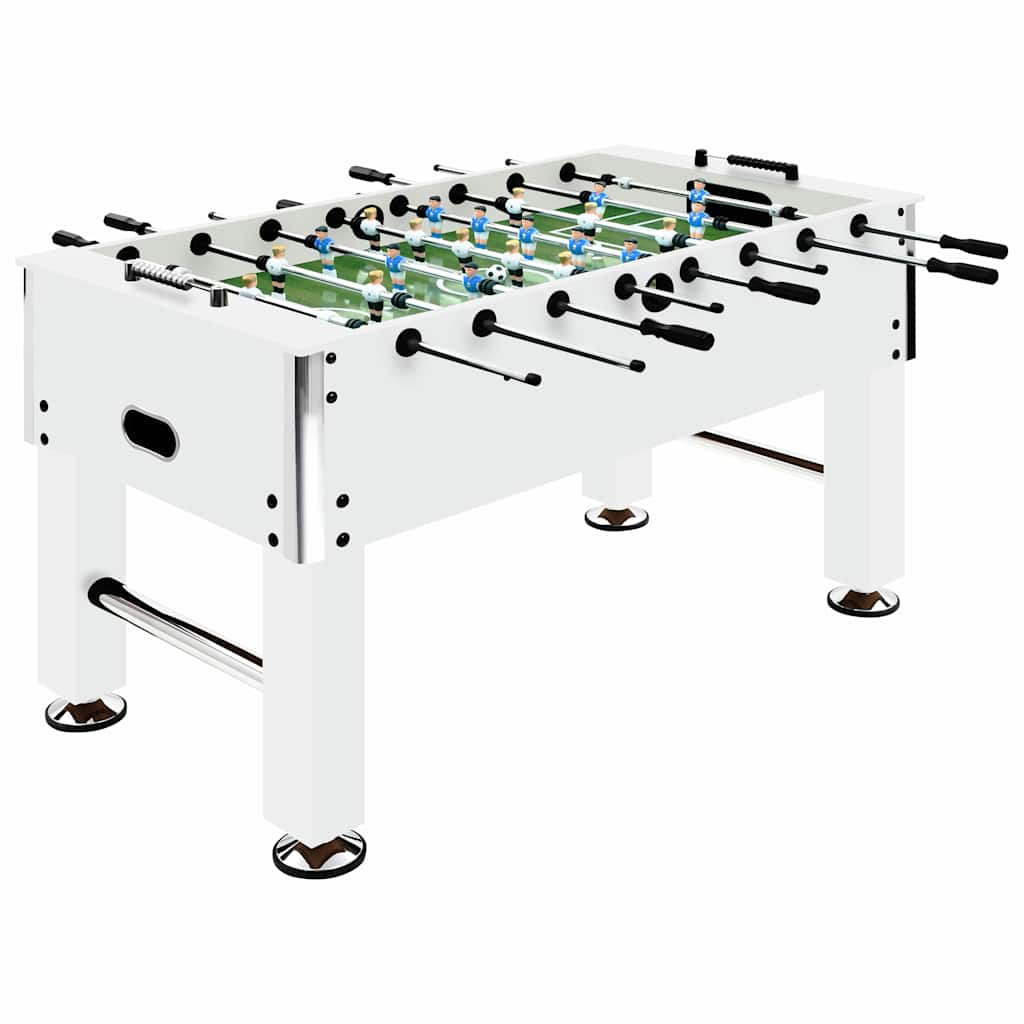 Lauajalgpalli laud, teras, 60 kg, 140 x 74,5 x 87,5 cm, valge