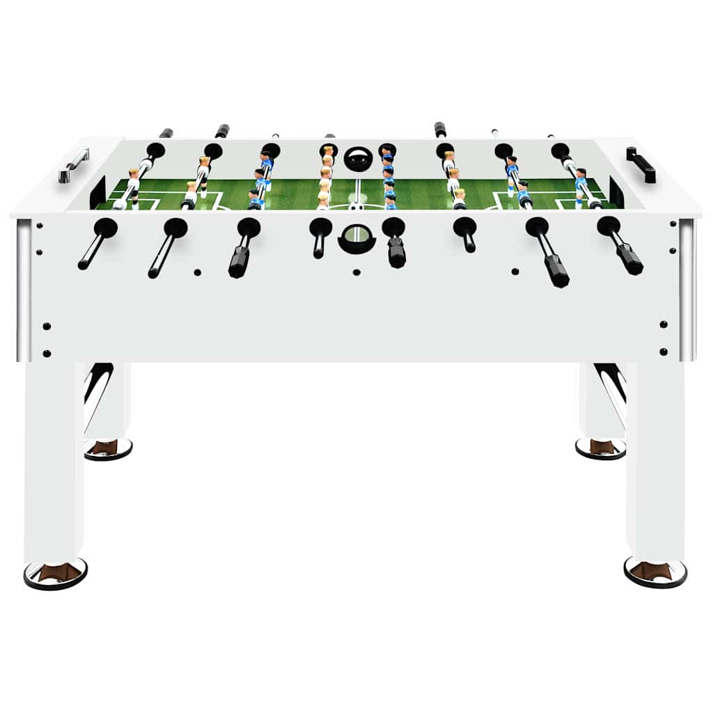 Lauajalgpalli laud, teras, 60 kg, 140 x 74,5 x 87,5 cm, valge