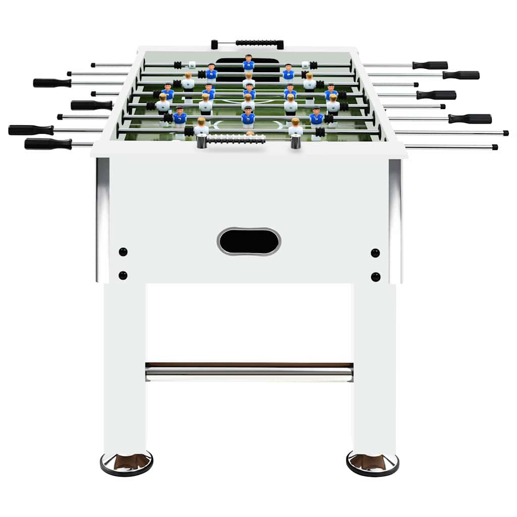 Lauajalgpalli laud, teras, 60 kg, 140 x 74,5 x 87,5 cm, valge