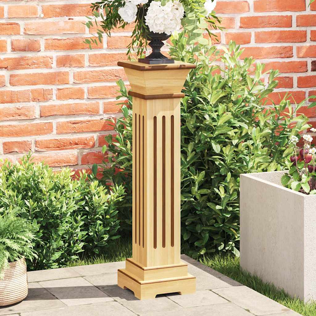 Kandiline lillepostament, hele puit, 17x17x66 cm, MDF