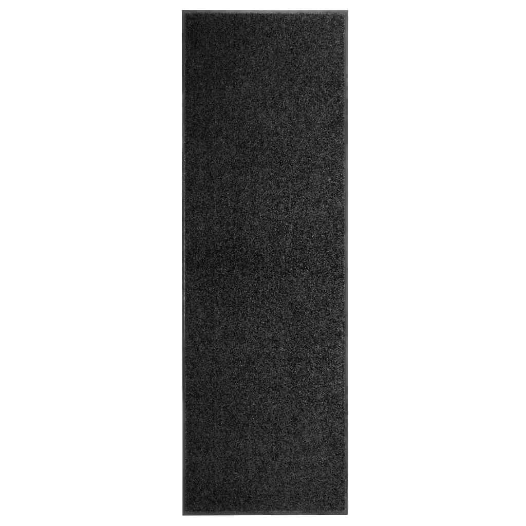 Uksematt pestav, must, 60 x 180 cm