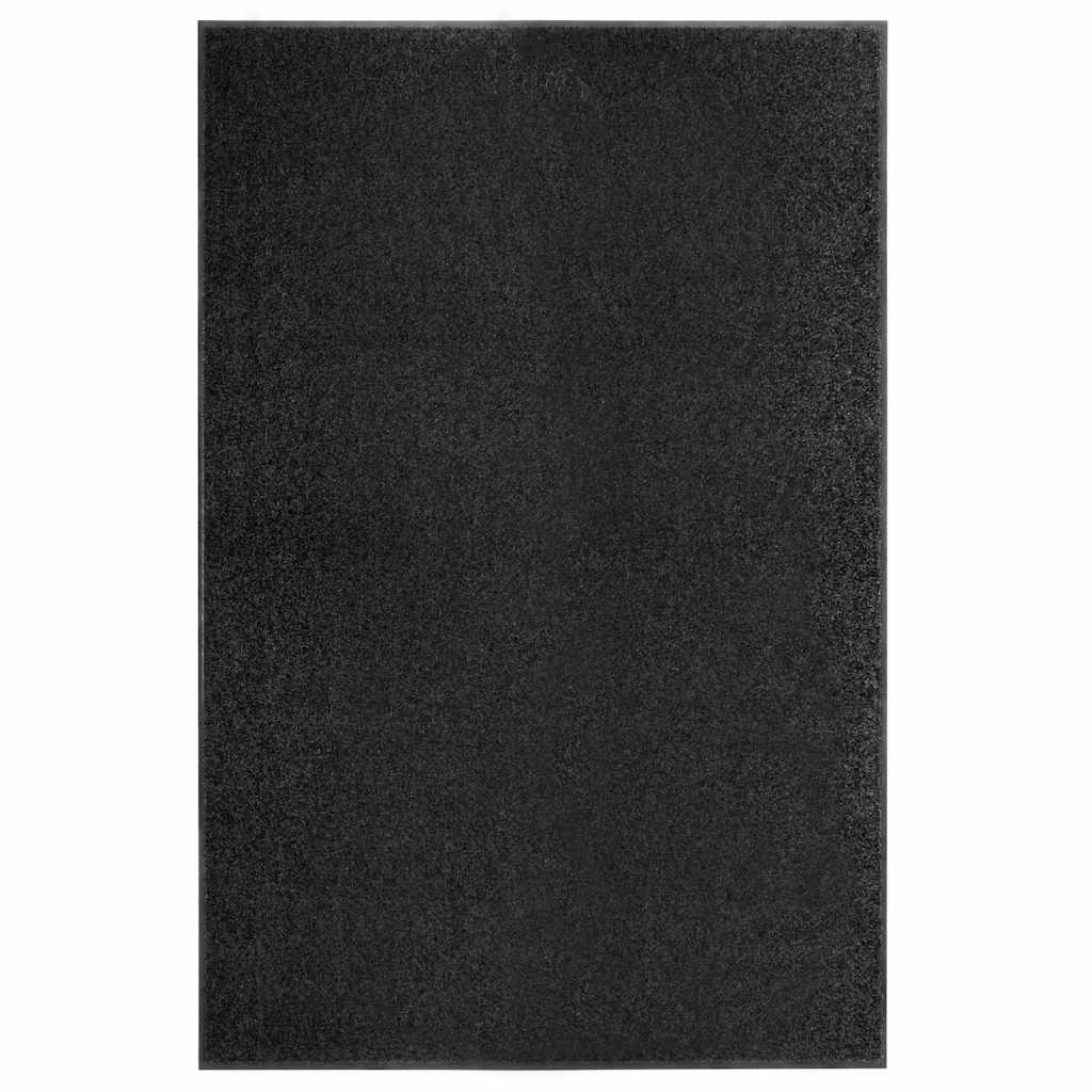 Uksematt pestav, must, 120 x 180 cm