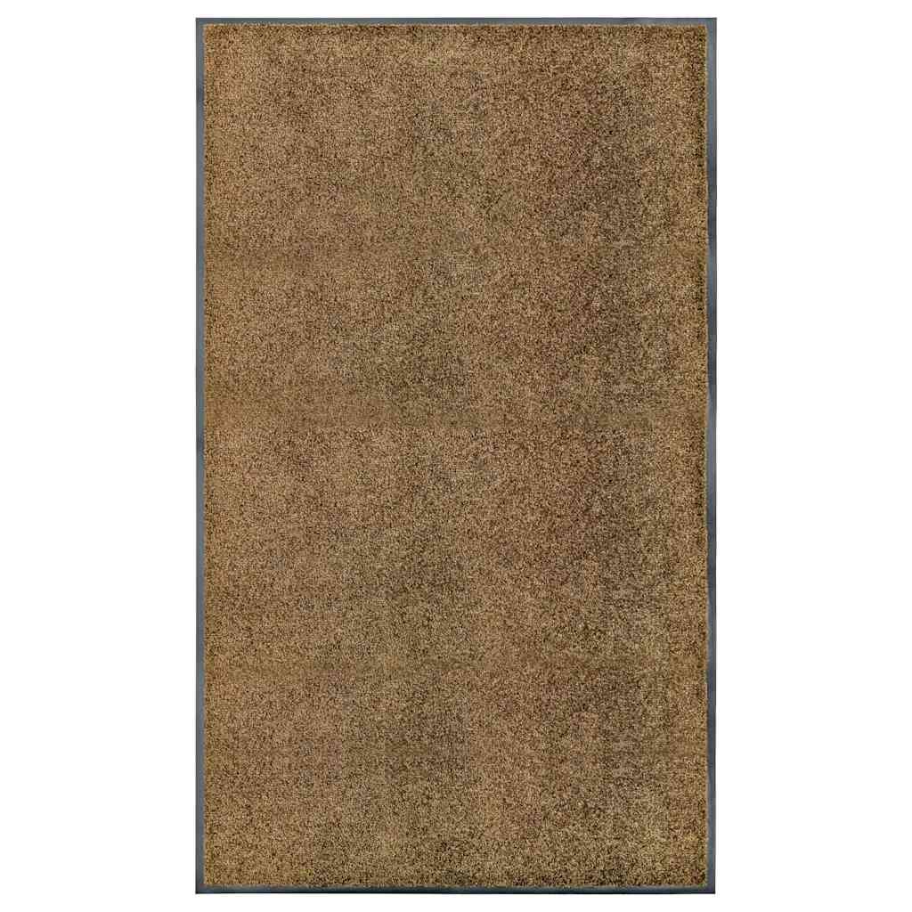 Uksematt pestav, pruun, 90 x 150 cm