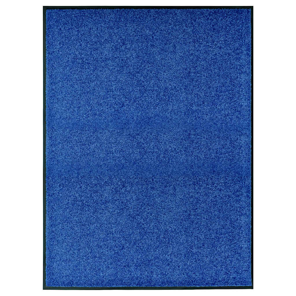 Uksematt pestav, sinine, 90 x 120 cm