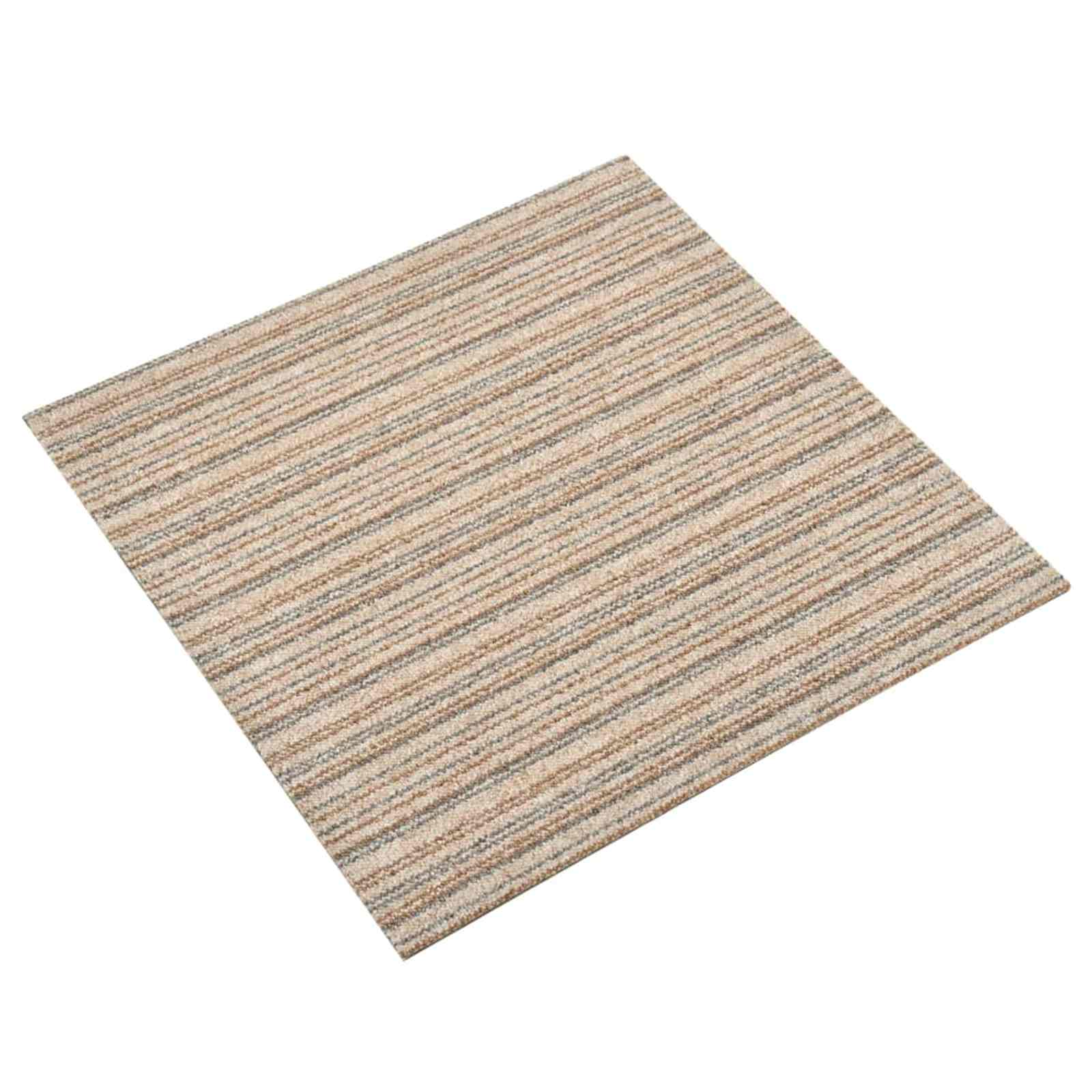 Vaip 20 tk Ribadeta beež 50 x 50 cm 100% polüpropüleen