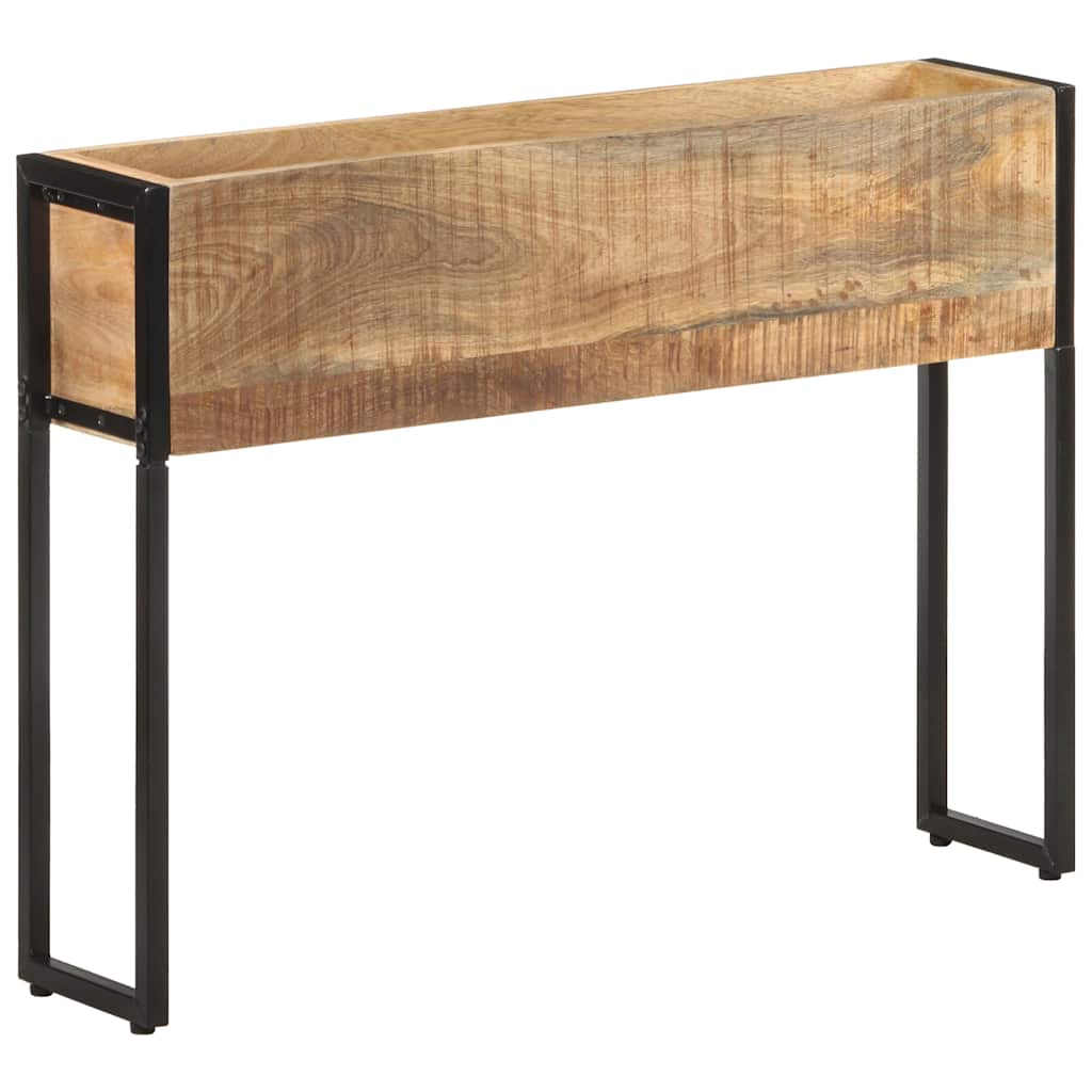 Taimekast 90 x 20 x 68 cm töötlemata mangopuit