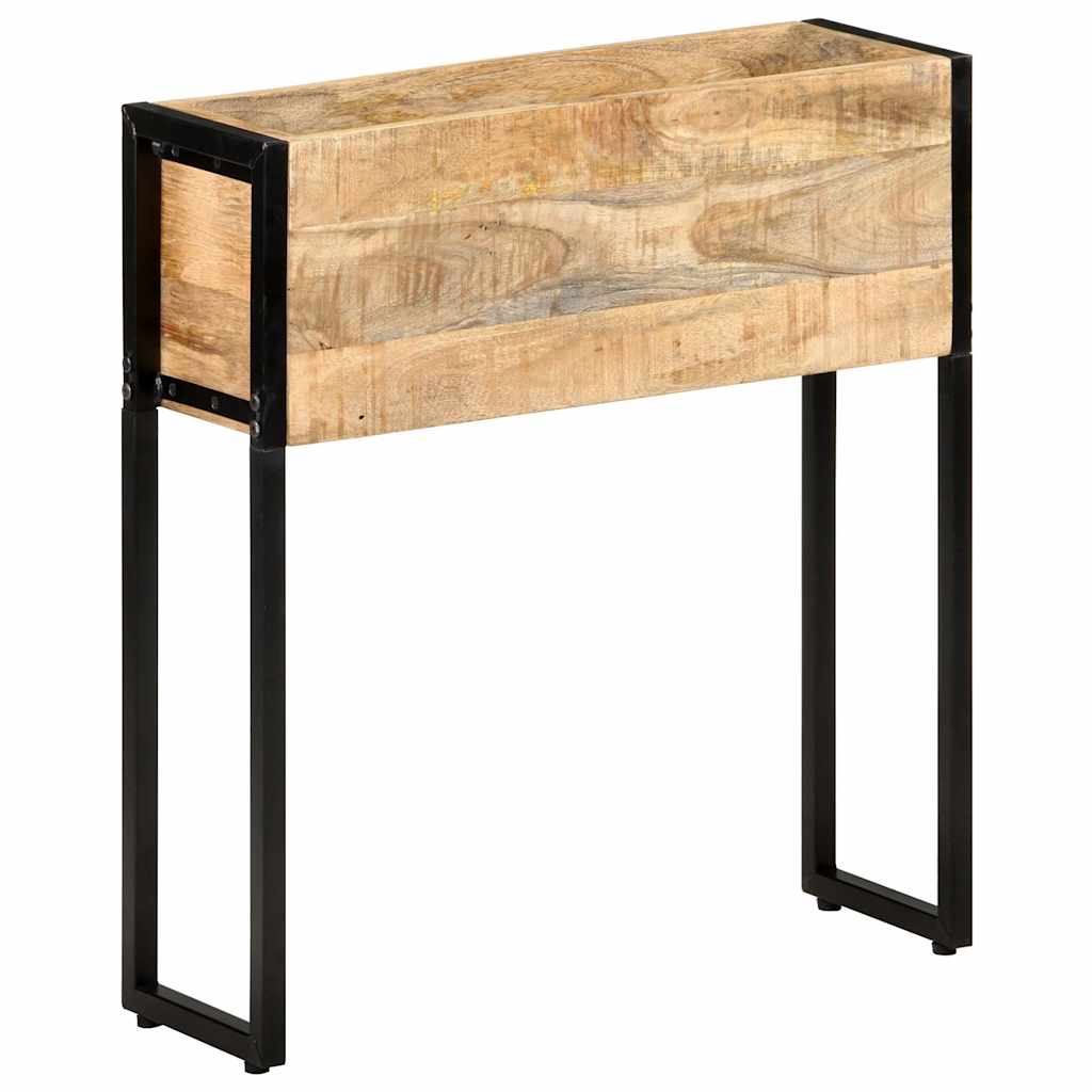 Taimekast 60 x 20 x 68 cm töötlemata mangopuit