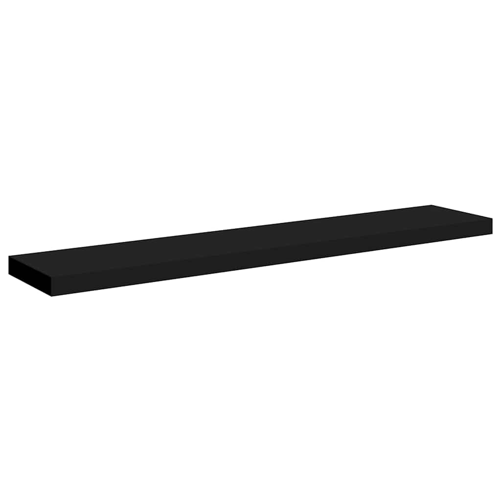Seinariiul, must, 120 x 23,5 x 3,8 cm MDF