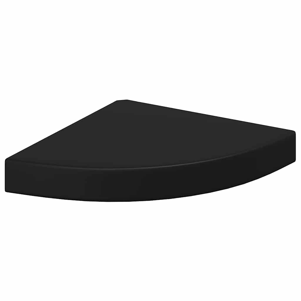 Nurgariiul, must, 25 x 25 x 3,8 cm MDF