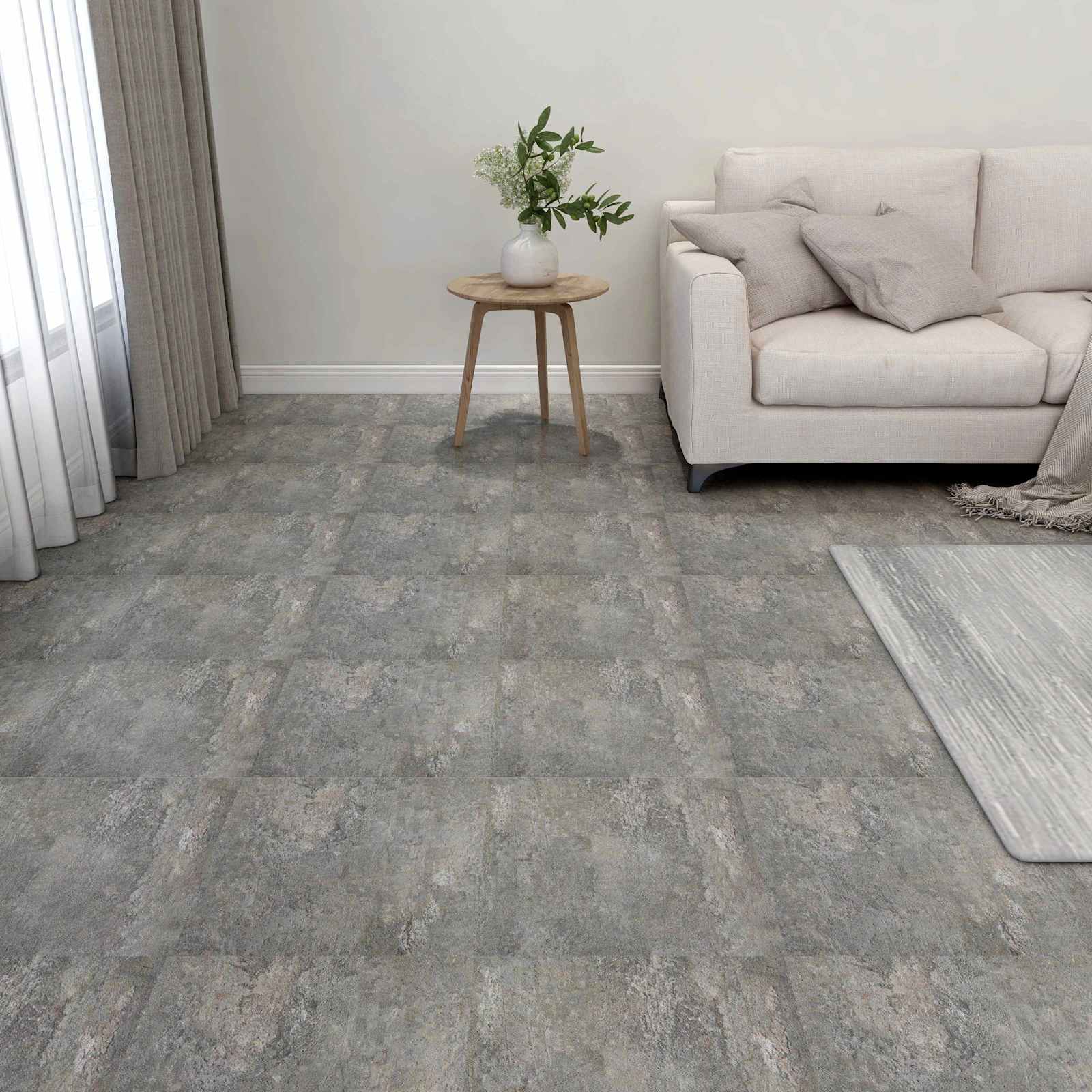 Põrandaplaadid Kivi sein 5,11 m² 55 tk PVC