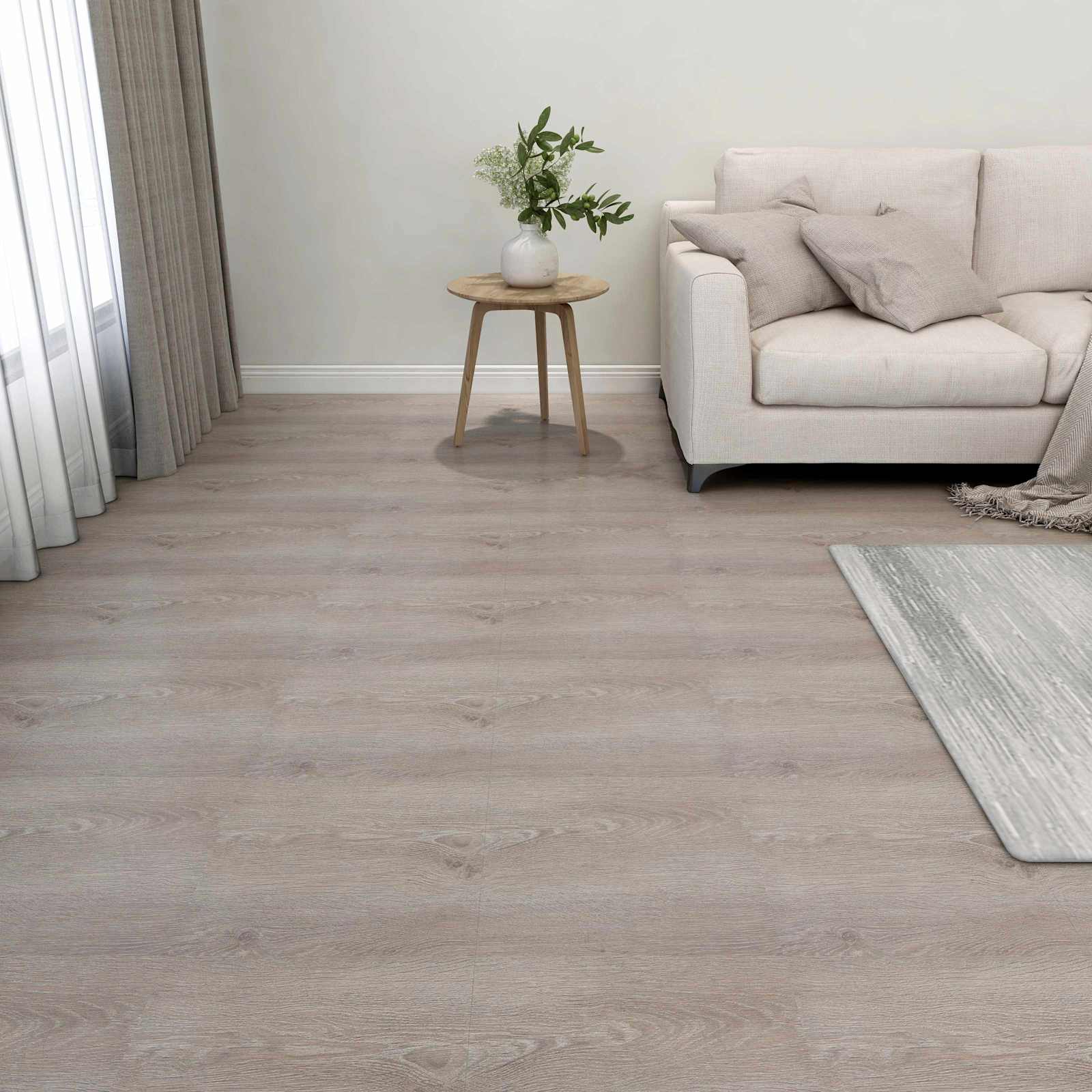Põrandaplaadid puit 5,11 m² 55 tk PVC