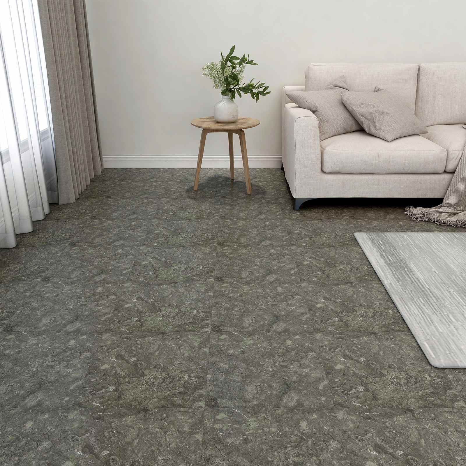 Põrandaplaadid Hall ja Valge 5,11 m² 55 tk PVC
