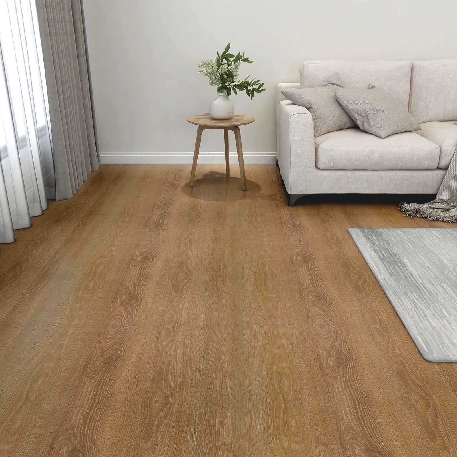 Põrandaplaadid Pruun 5,11 m² 55 tk PVC