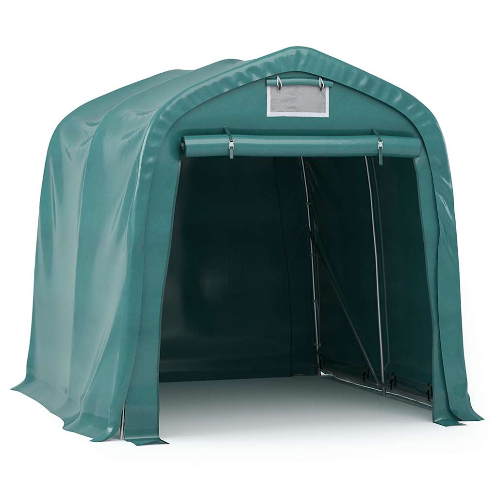 Telk-garaaž, PVC 1,6 x 2,4 m roheline