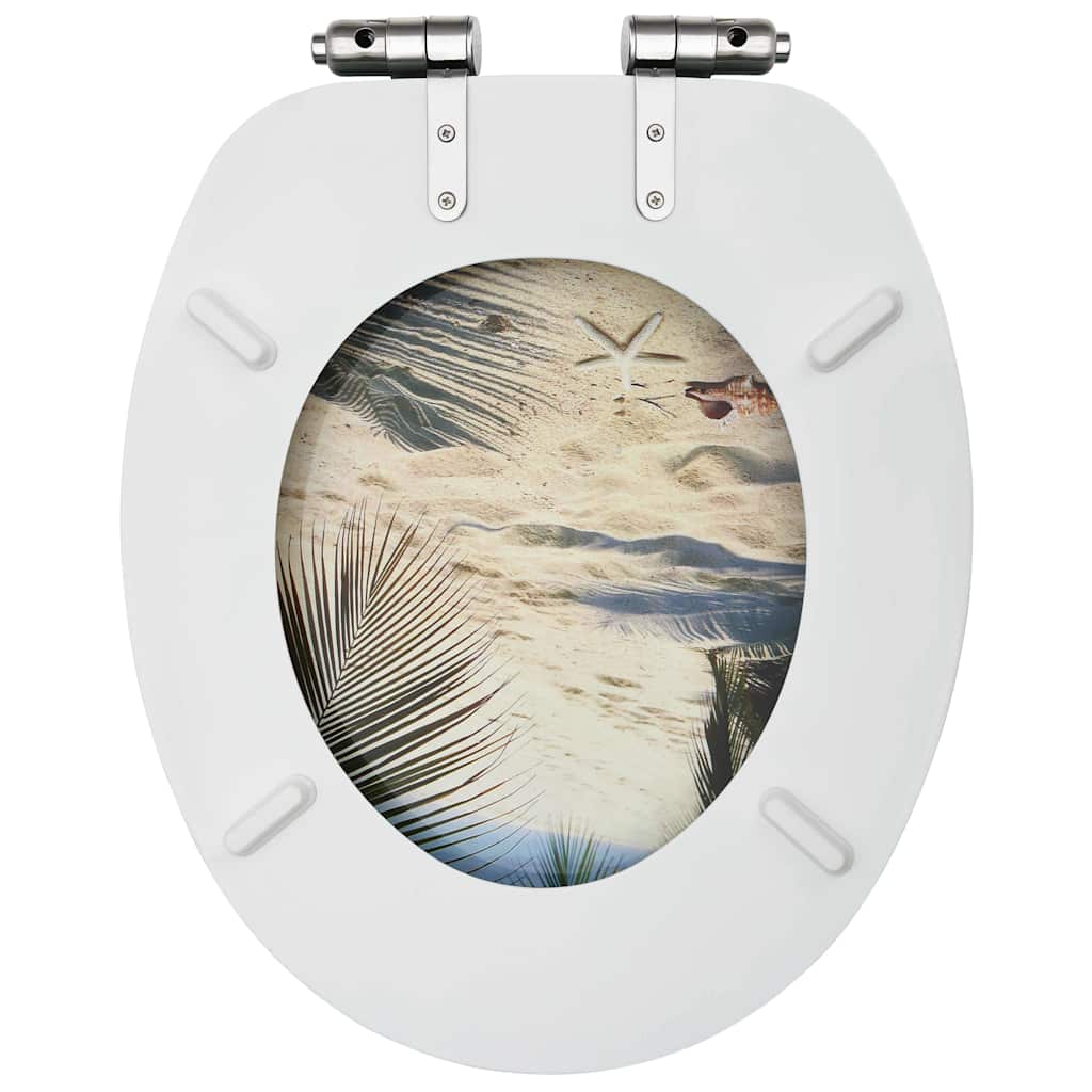 WC prill-lauad pehmelt sulguva kaanega 2 tk, MDF, rannadisain