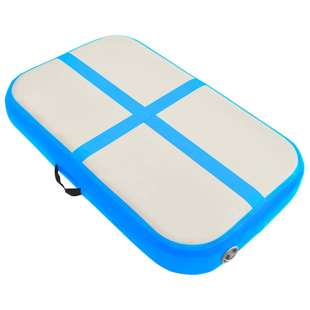 Täispumbatav võimlemismatt pumbaga 60 x 100 x 15 cm PVC sinine