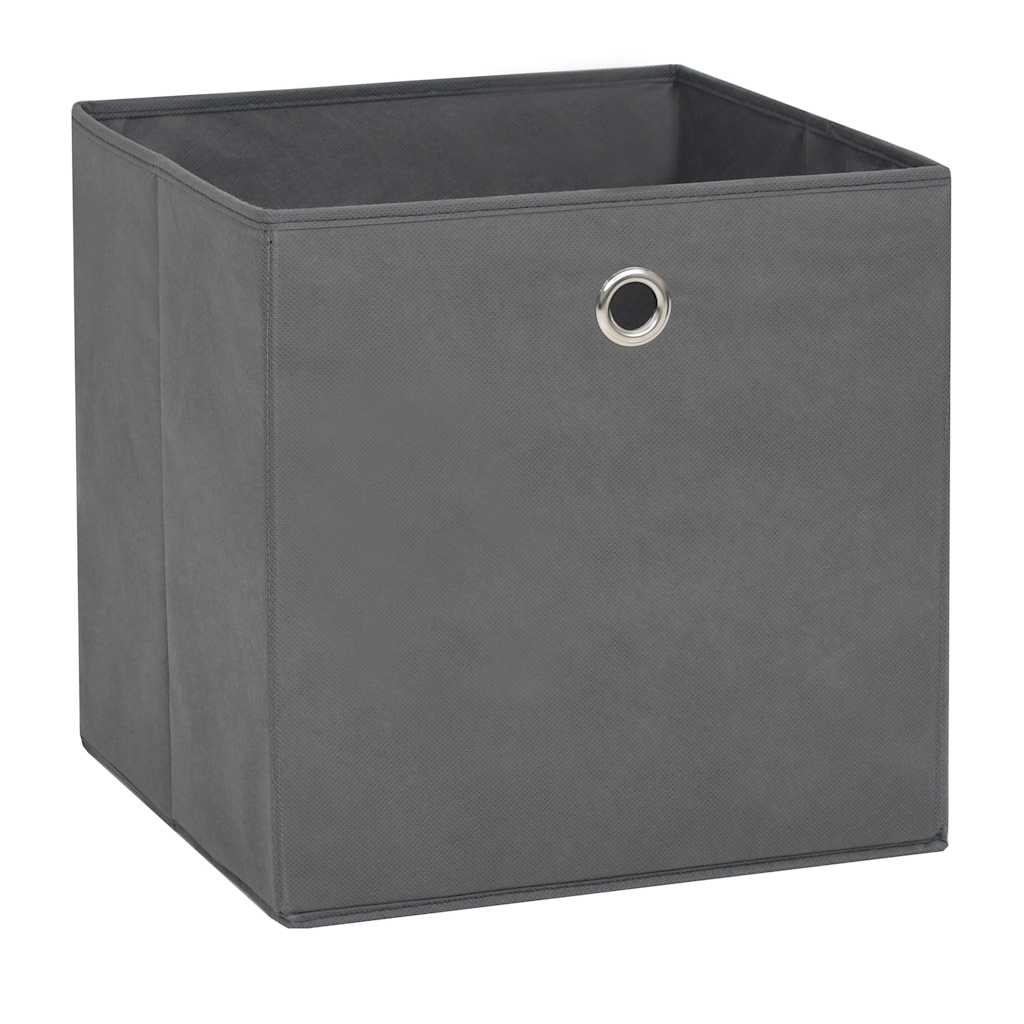 Mittekootud kangast hoiukastid 4 tk, 28 x 28 x 28 cm, hall