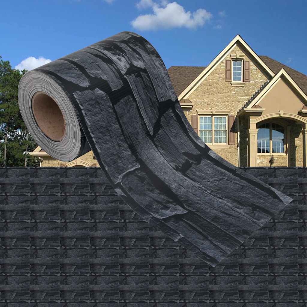 Privaatsusriba PVC 35 x 0,19 m kivi imitatsiooniga hall