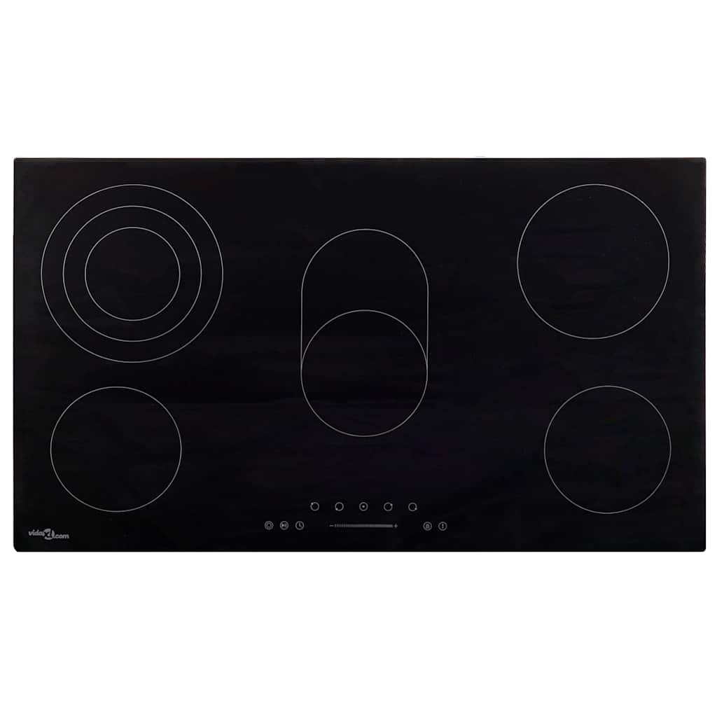 Keraamiline pliit 5 plaadiga, puutetundlik 77 cm, 8500 W