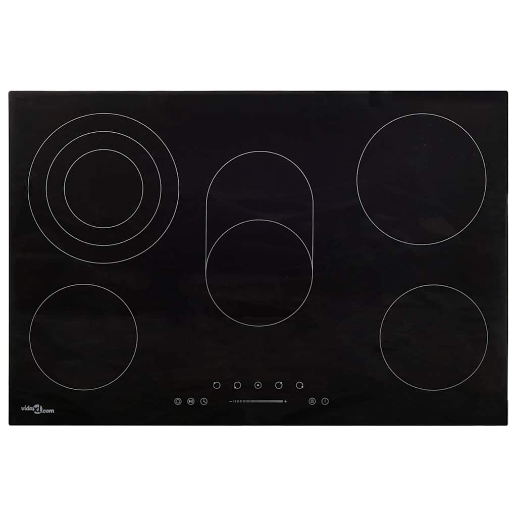 Keraamiline pliit 5 plaadiga, puutetundlik 90 cm, 8500 W