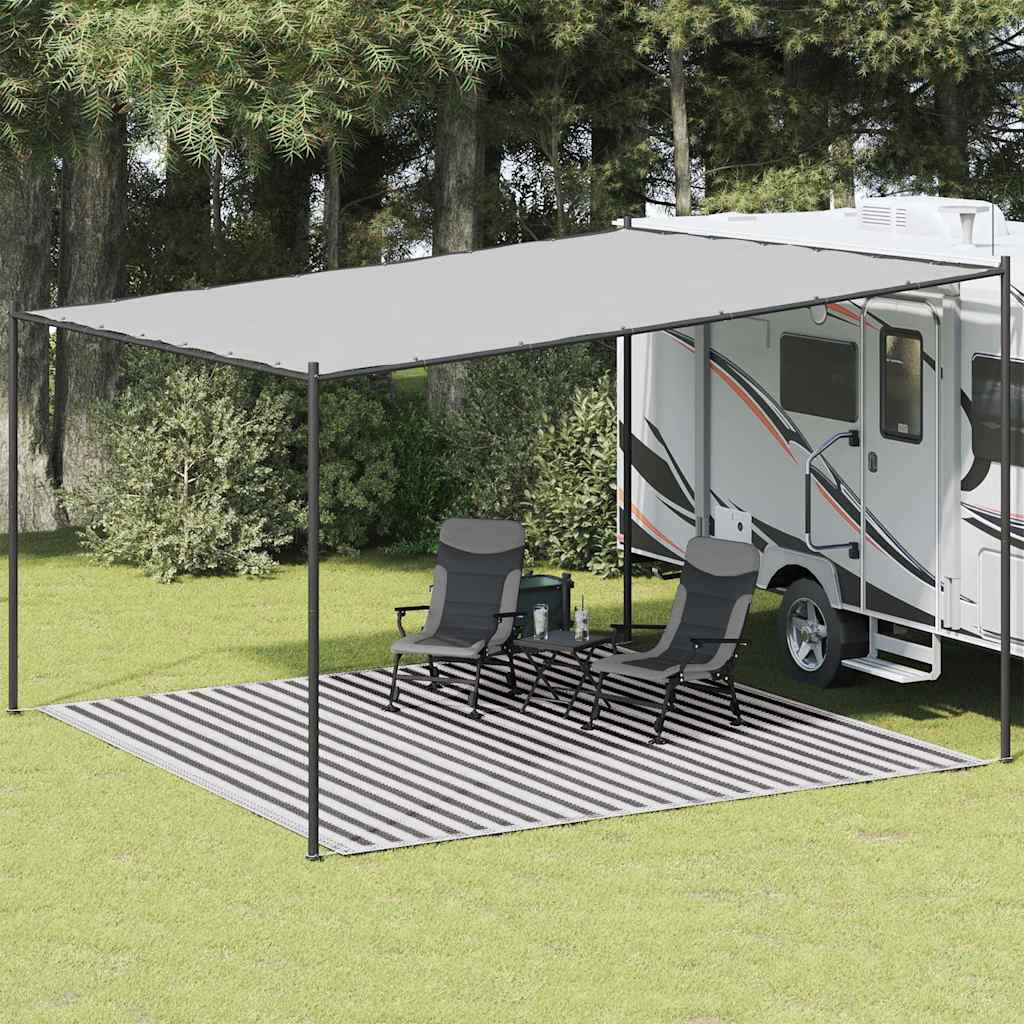 Telgimatt, antratsiithall ja valge, 400 x 400 cm, HDPE