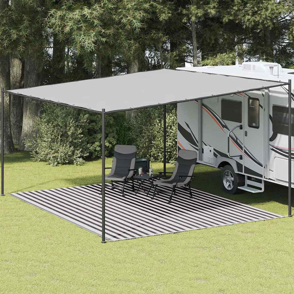 Telgimatt, antratsiithall ja valge, 400x500 cm, HDPE