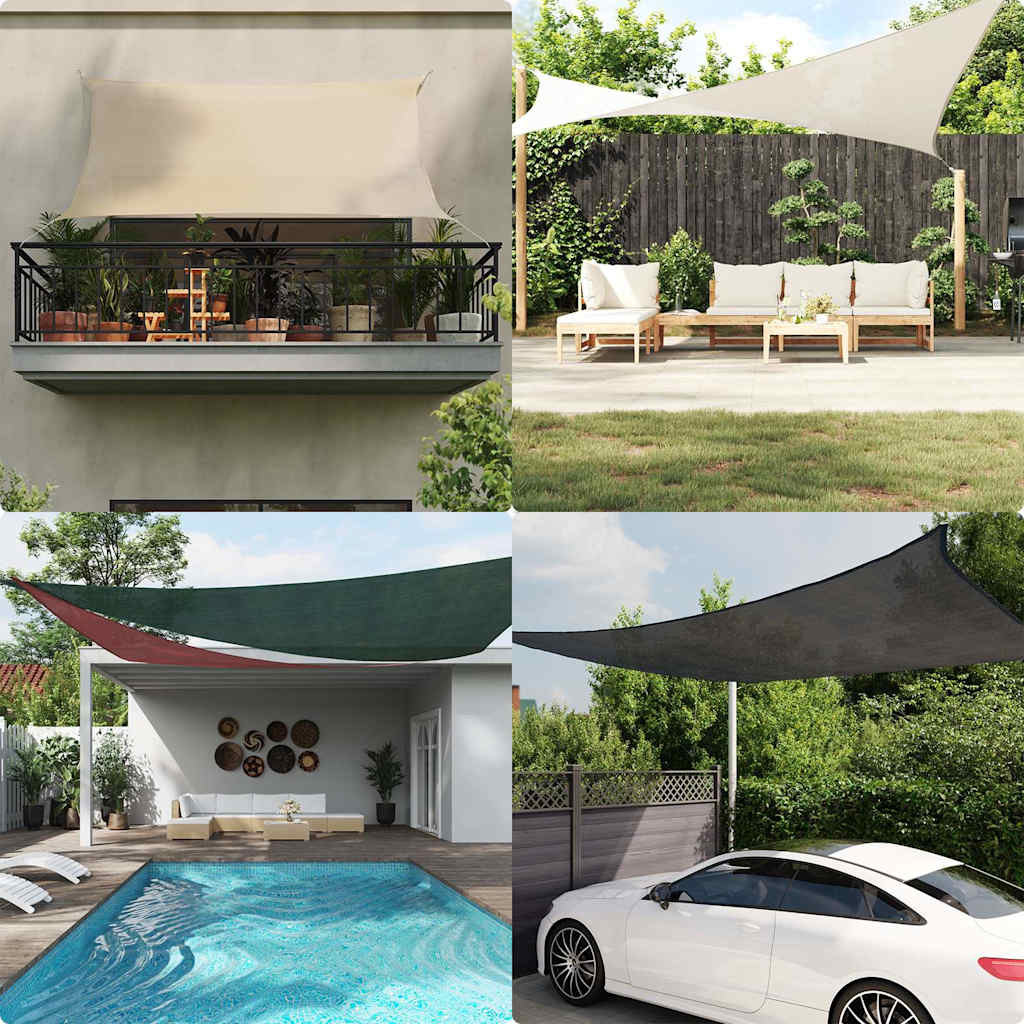 Päikesepuri 160 g/m² valge, 2 x 3,5 m HDPE