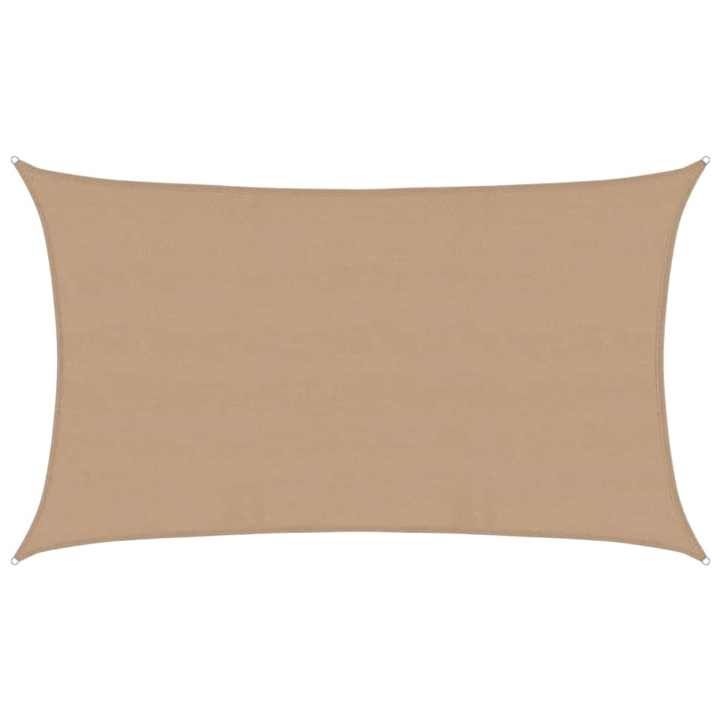 Päikesepuri 160 g/m² pruunikashall, 5 x 8 m HDPE