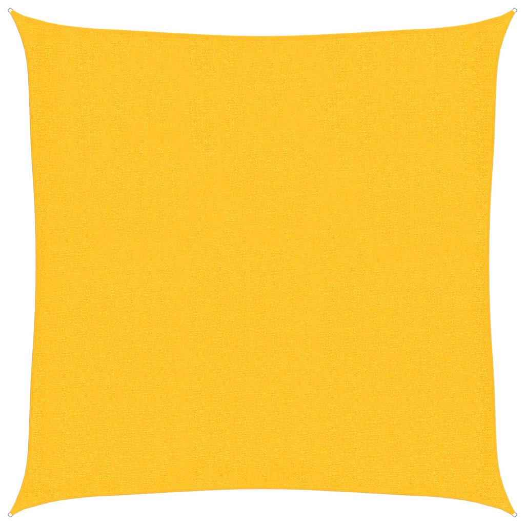 Päikesepuri 160 g/m² kollane 3,6 x 3,6 m HDPE