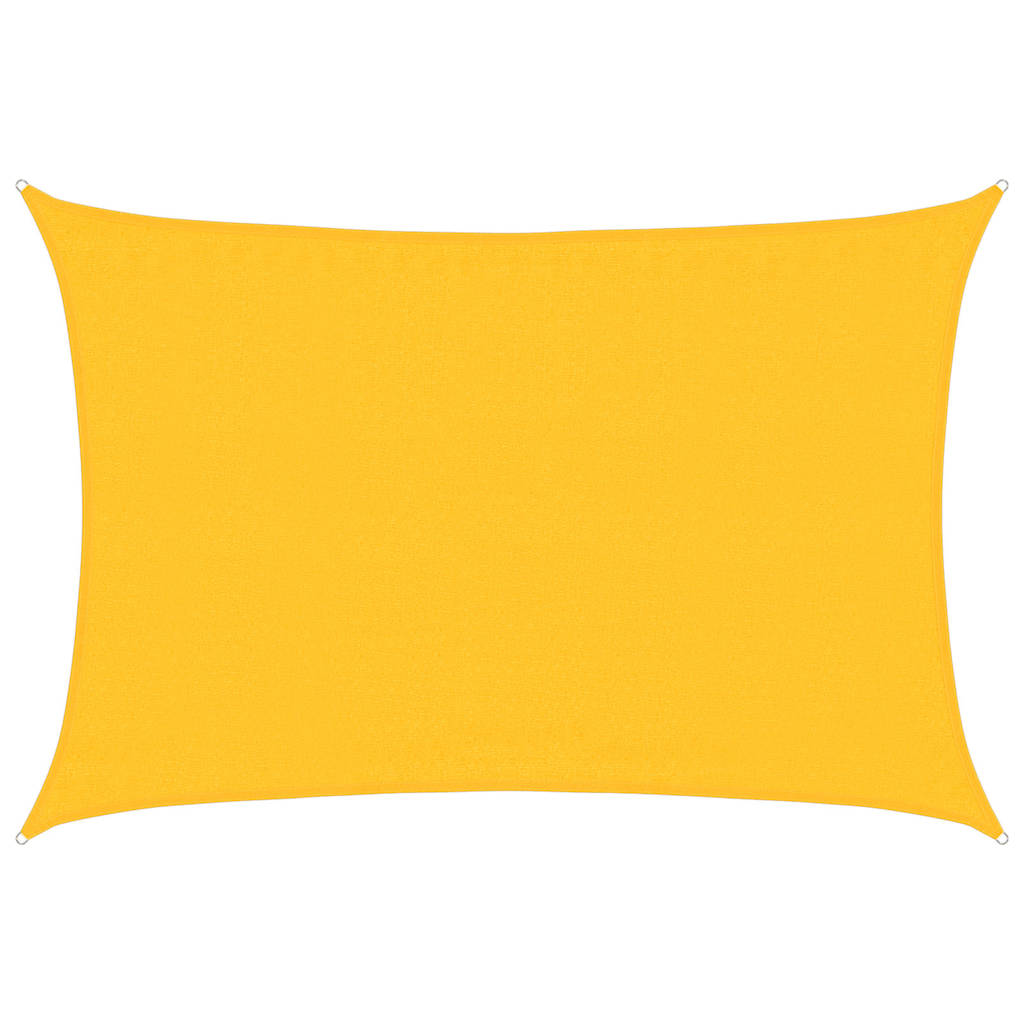 Päikesepuri 160 g/m² ristkülik, kollane , 3,5x4,5 m, HDPE
