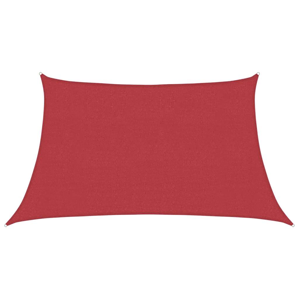 Päikesepuri 160 g/m², punane, 3/4 x 2 m, HDPE