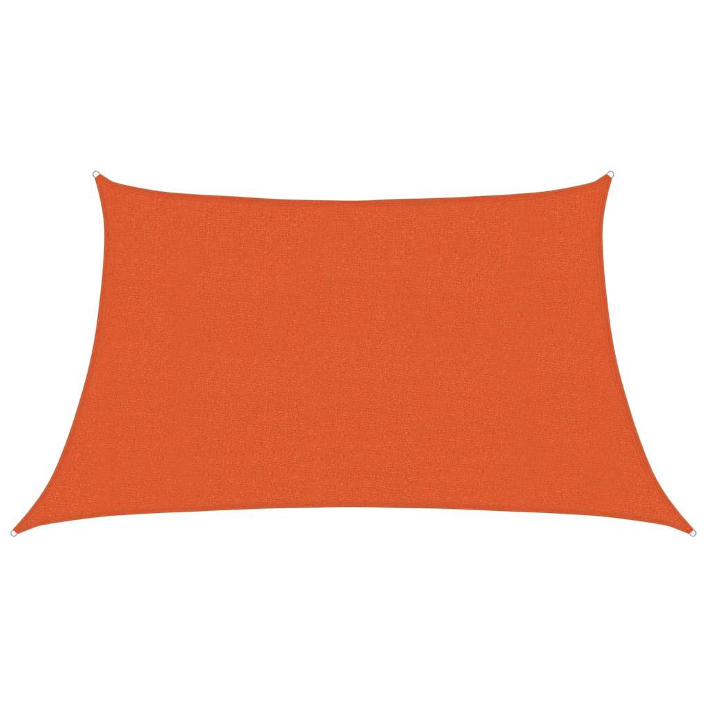 Päikesevari puri 160 g/m² trapets oranž 3/4 x 2 m HDPE
