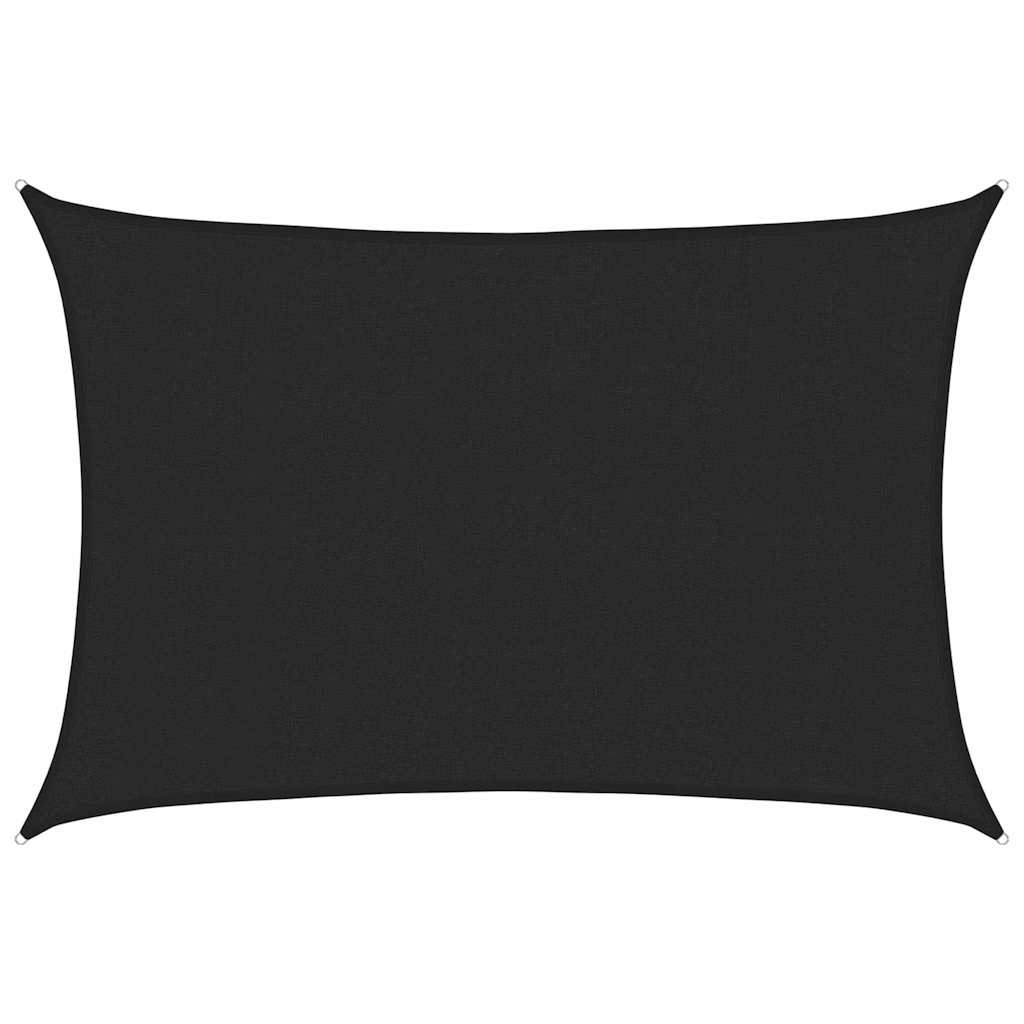 Päikesepuri 160 g/m² must, 3 x 5 m, HDPE