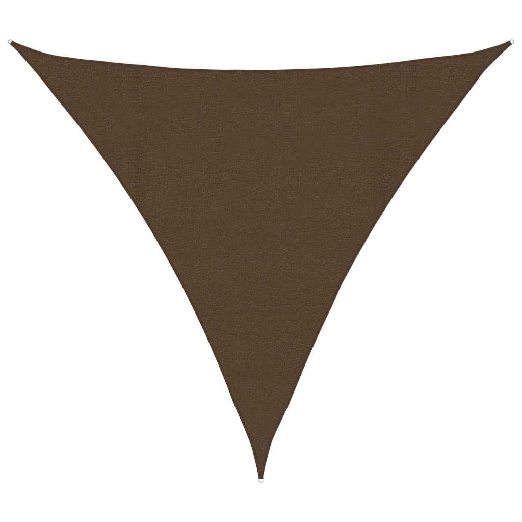 Päikesepuri 160 g/m² pruun, 4,5 x 4,5 x 4,5 m, HDPE