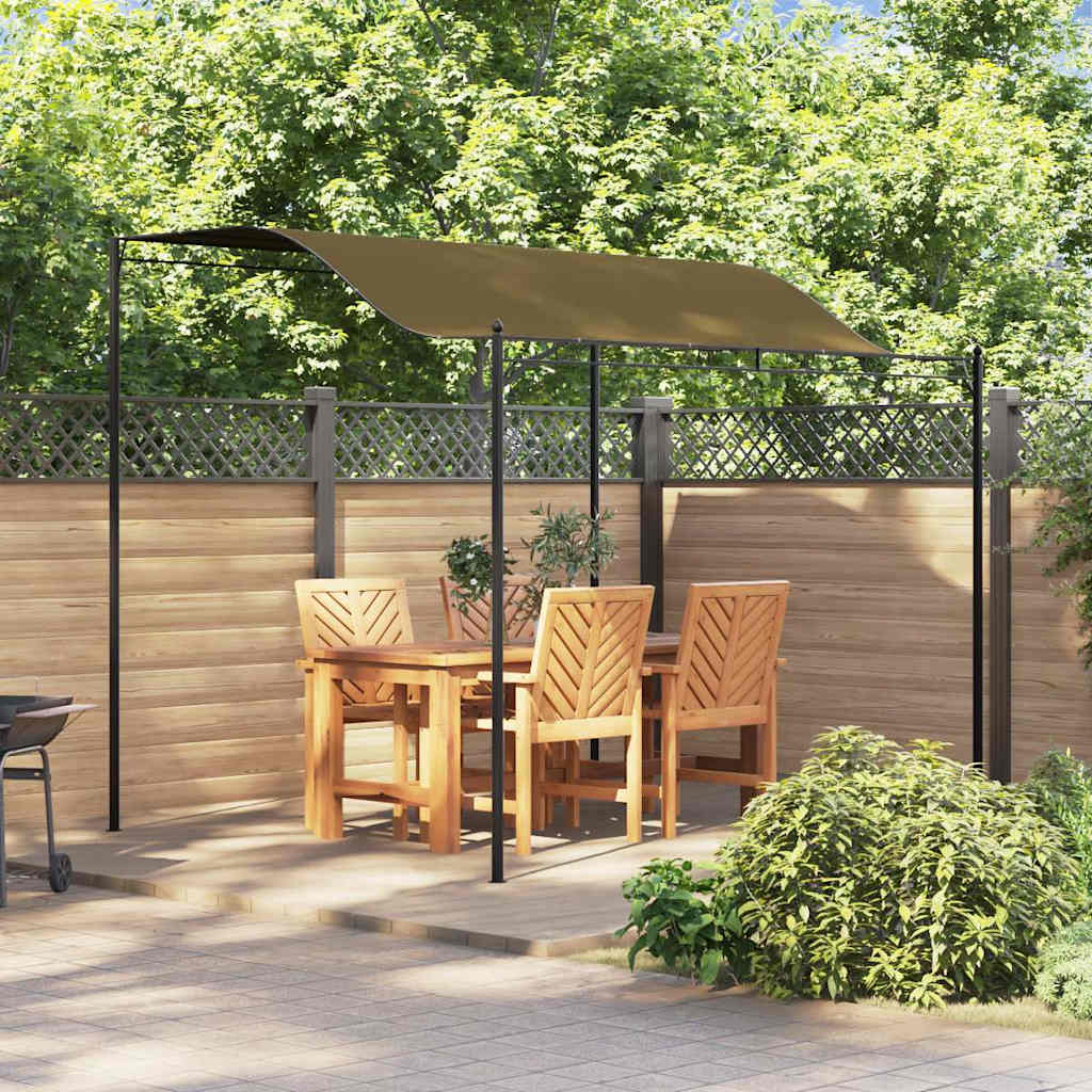 Varjualune 3 x 2,4 m pruunikashall 180 g/m²