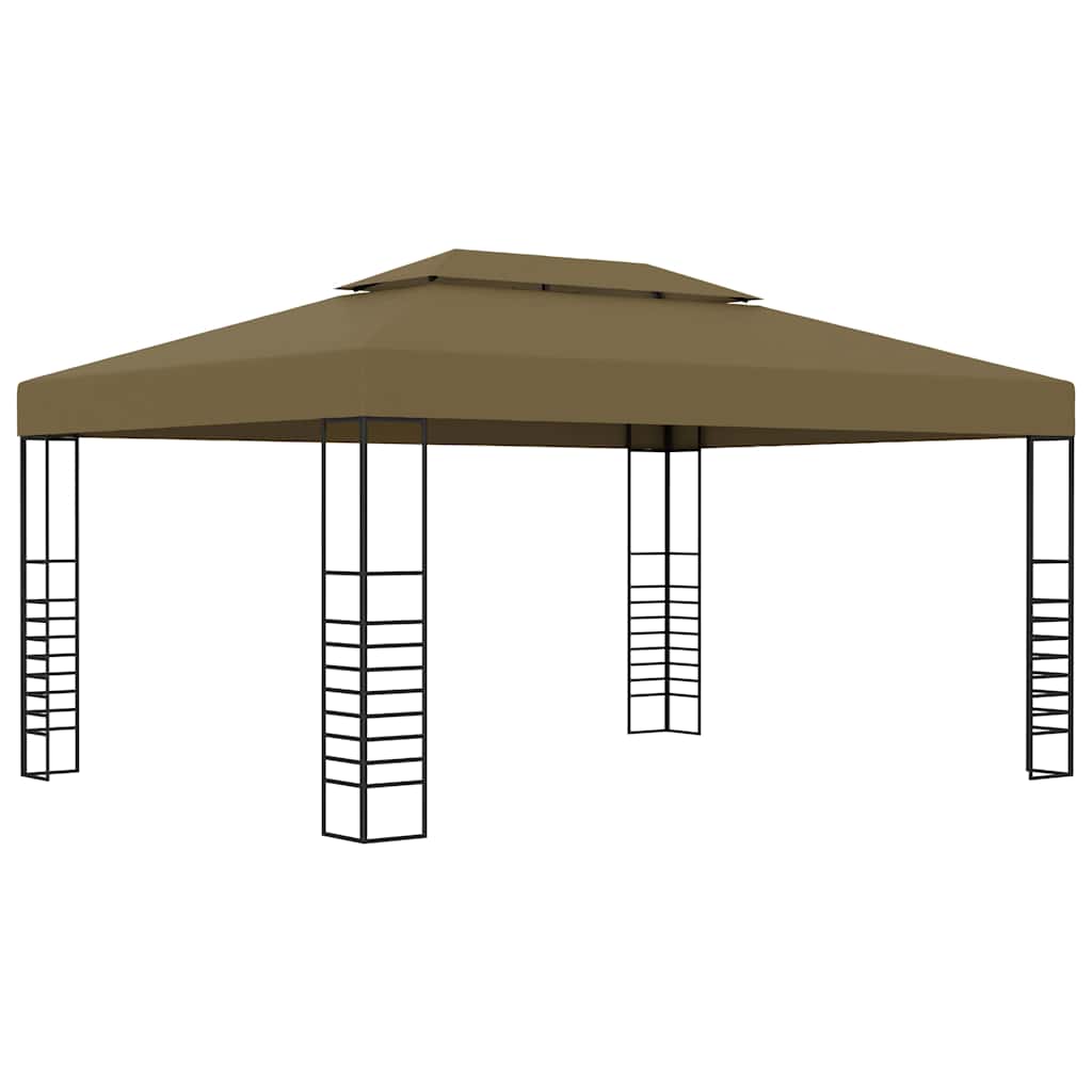 Varjualune 3 x 4 m pruunikashall 180 g/m²