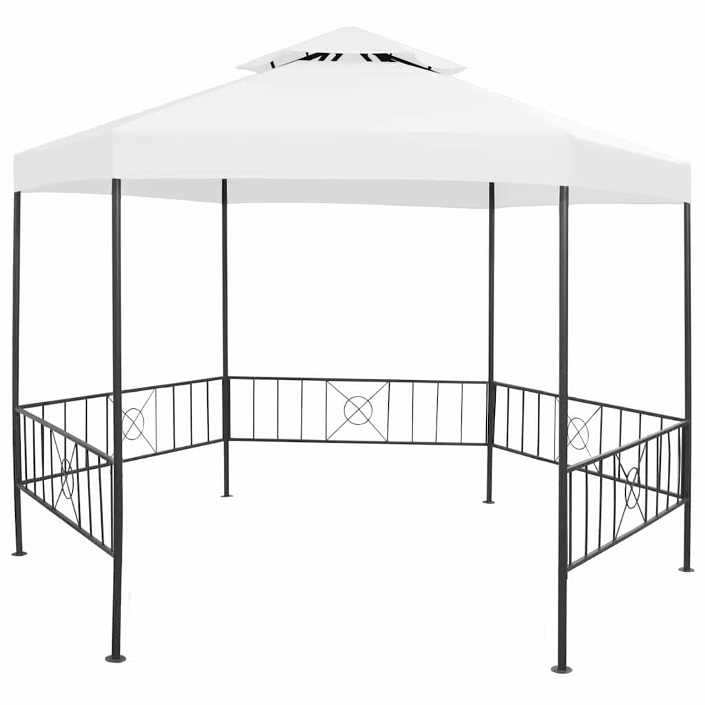 Varjualune 323 x 275 x 265 cm pruunikashall 180 g/m²