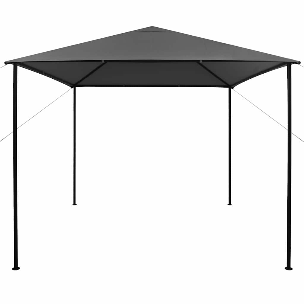 Varjualune 3 x 3 m, antratsiithall, kangas ja teras 180 g/m²