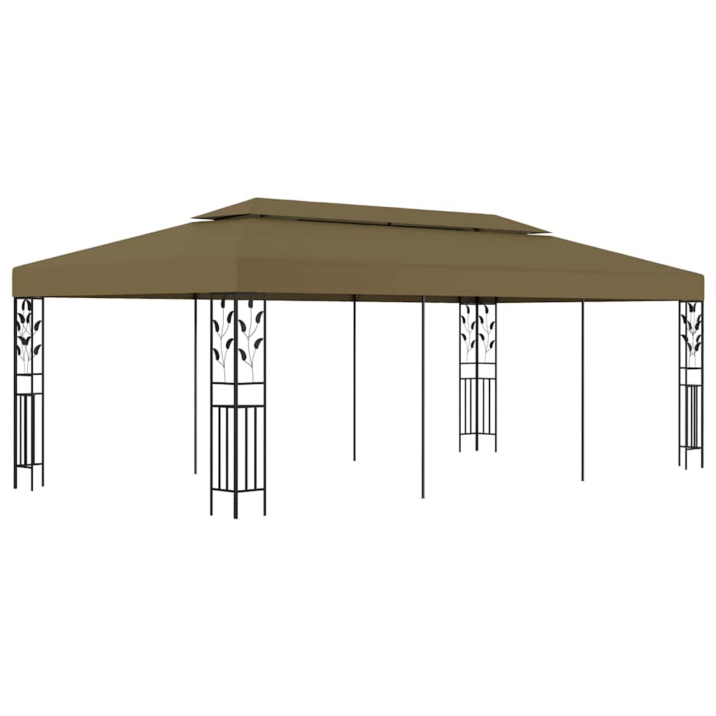 Varjualune 6 x 3 m pruunikashall 180 g/m²