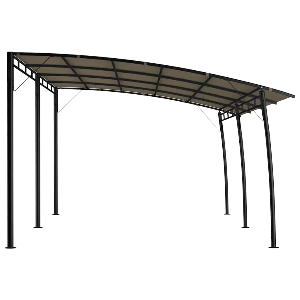 Varjualune 6 x 3 x 2,55 m pruunikashall