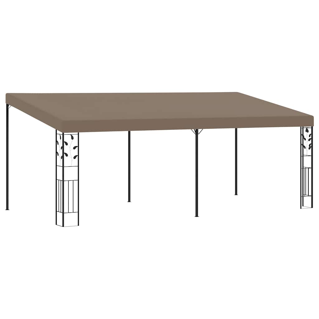 Seinale kinnitatav varjualune 6 x 3 x 2,5 m, pruunikashall