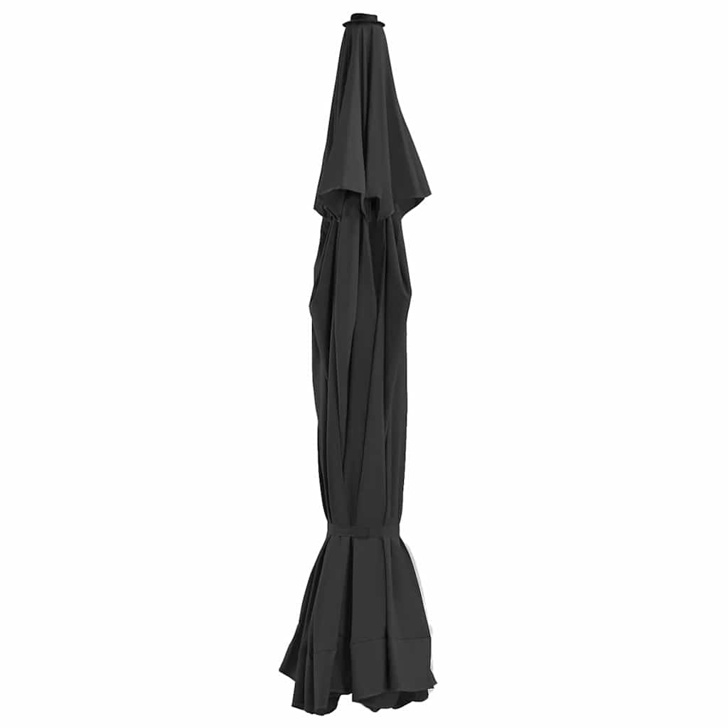 Asenduskangas aia päikesevarjule, must, 515 cm
