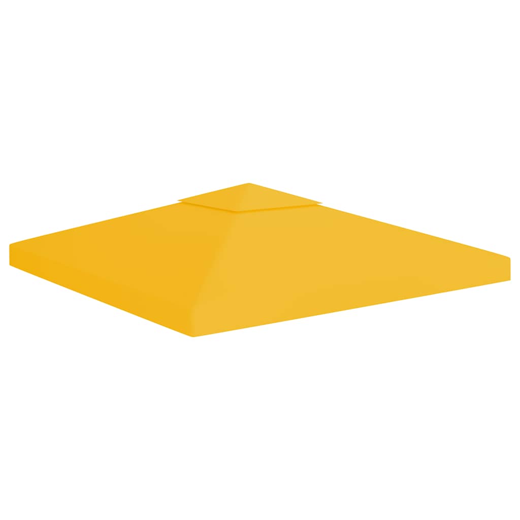 Kahekordne varjualuse katus 310 g/m² 3 x 3 m, kollane