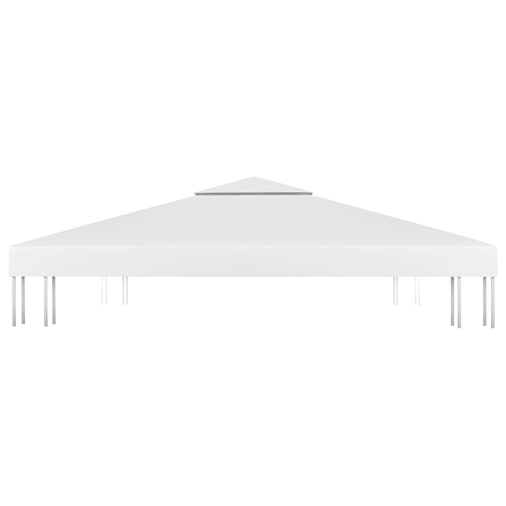 Kahekordne varjualuse katus 310 g/m² 3 x 3 m, valge