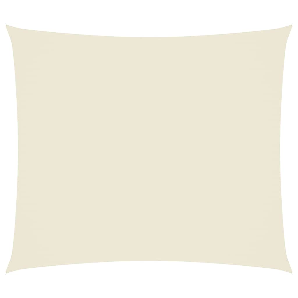 Oxford-kangast päikesepuri, ristkülik, 2 x 2,5 m, kreemjas