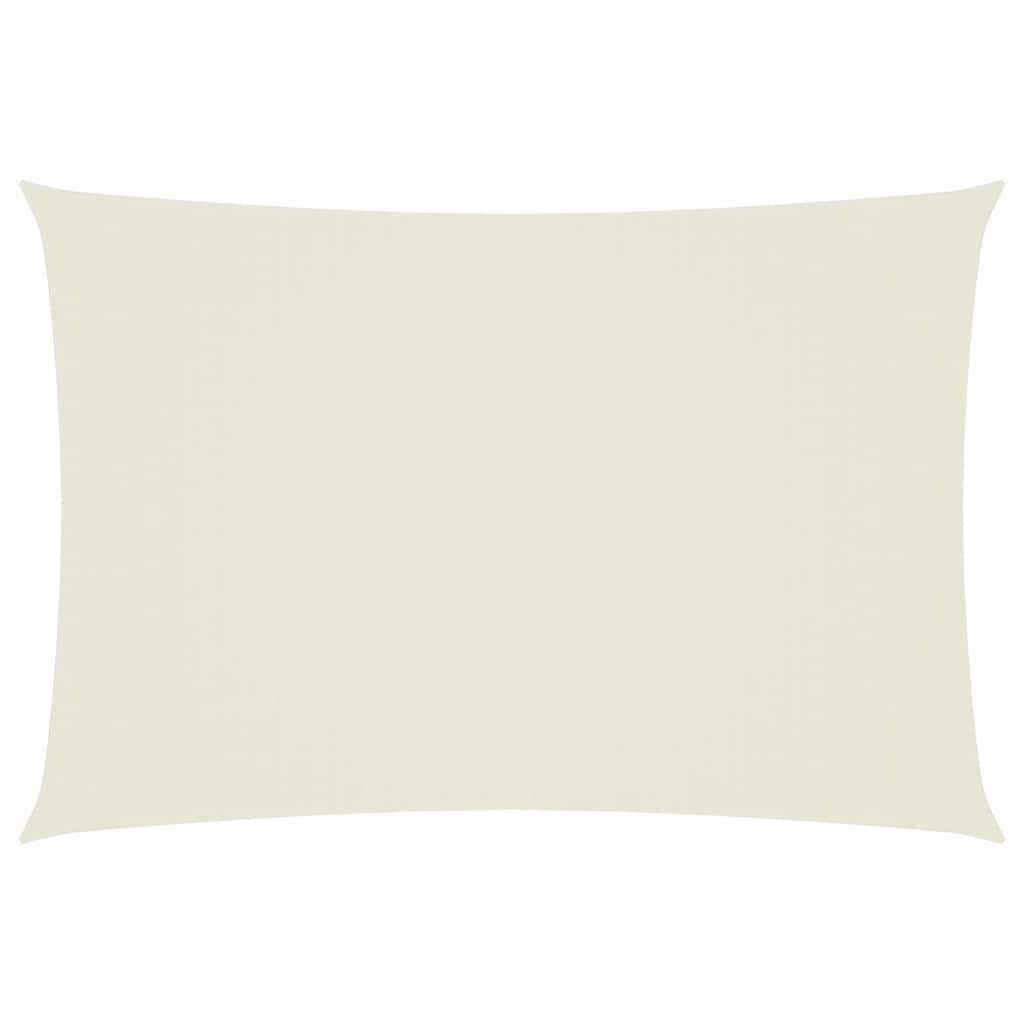 Oxford-kangast päikesepuri, ristkülik, 2,5 x 4,5 m, kreemjas